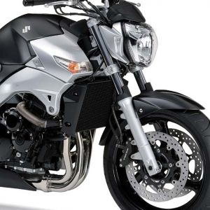Elegancki Srebrny Motocykl