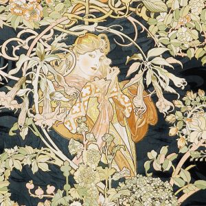 Kwiatowy Design w Stylu Art Nouveau