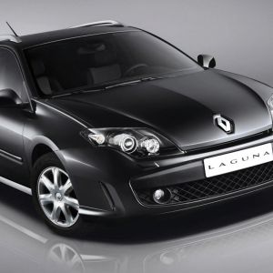 Czarny Samochód Renault Laguna