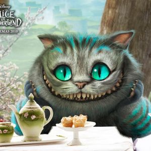 Kot z Cheshire z Alicji w Krainie Czarów