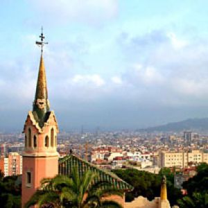 Widok na Barcelonę
