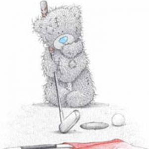 Uroczy Golfowy Miś