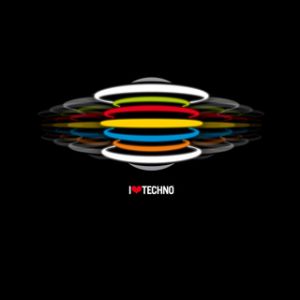 Tło I Love Techno