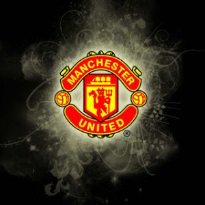 Tło z Logo Manchester United