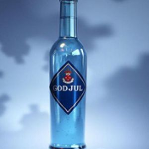 Niebieski Napój God Jul