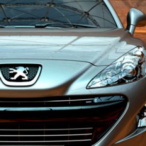 Samochód sportowy Peugeot RCZ