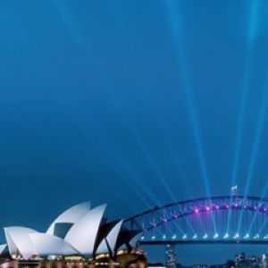Sydney Opera House i Harbour Bridge