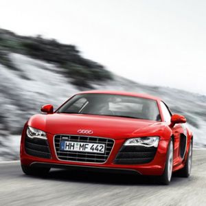 Czerwony Samochód Sportowy Audi R8