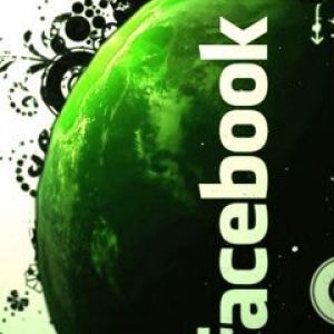 Zielony Abstrakcyjny Projekt Facebooka