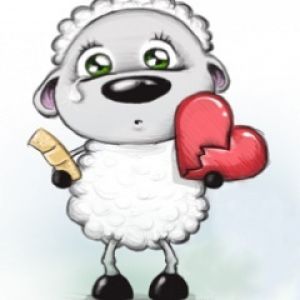Słodka Owca z Sercem