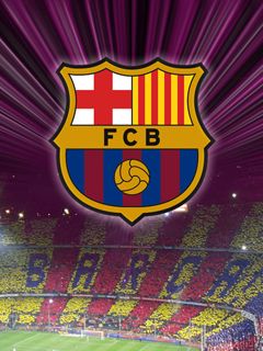 Tło Logo FC Barcelona - wallpaper preview