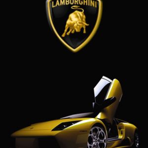 Żółty Samochód Sportowy Lamborghini