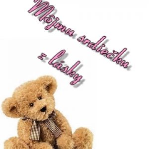Uroczy Miś z Miłosnym Cytatem