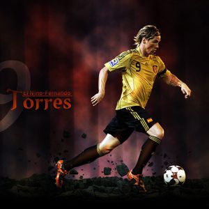 Tapeta Piłkarska Fernando Torres