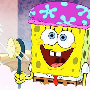 Zabawny SpongeBob Kanciasty