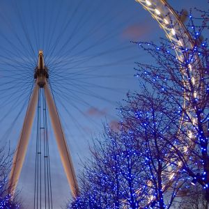 London Eye w Nocy