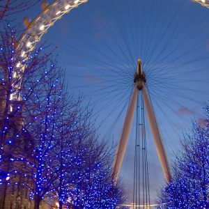 London Eye w Nocy