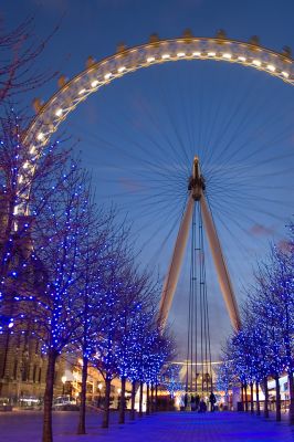 London Eye w Nocy