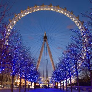 London Eye w Nocy