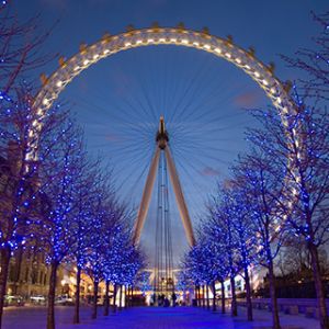 London Eye w Nocy