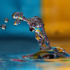 Kolorowy Wodny Splash