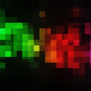Kolorowa Abstrakcyjna Sztuka Pikselowa