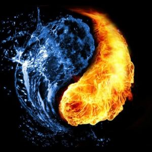 Ogień i Woda Yin Yang