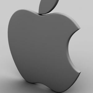 3D projekt logo Apple