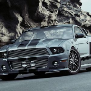 Stylowy Szary Mustang