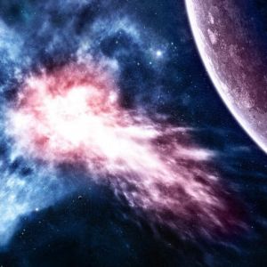 Kosmiczna Nebula i Planety