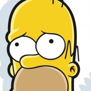 Postać z Kreskówki Homer Simpson