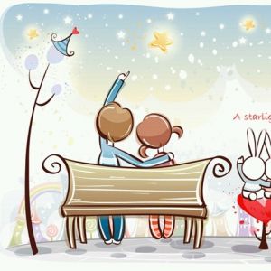 Ilustracja Gwiaździstej Nocy