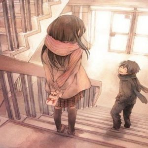 Romantyczna Scena Anime