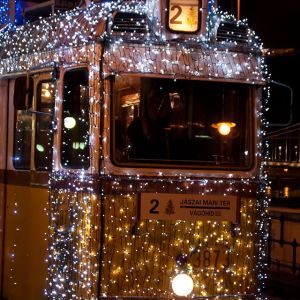 Ozdobiony Tramwaj na Święta