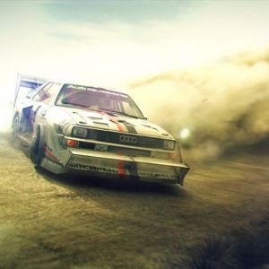 Samochód Rally Audi w Akcji