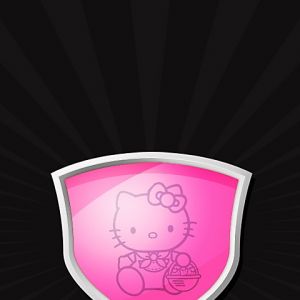 Różowa Tarcza Hello Kitty