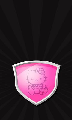Różowa Tarcza Hello Kitty