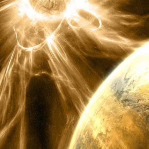 Eruptcja Słoneczna i Ziemia
