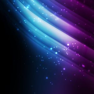 Żywe Niebieskie i Fioletowe Fale