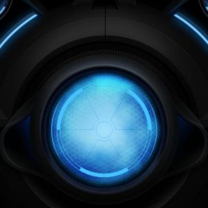Futurystyczny Niebieski Design Technologiczny