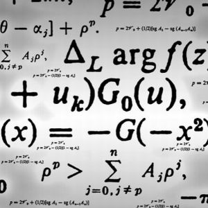 Tapeta z wzorami matematycznymi