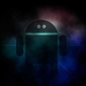 Robot Android w Kosmicznych Kolorach