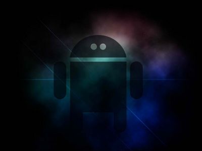 Robot Android w Kosmicznych Kolorach