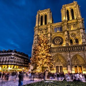 Katedra Notre Dame w Święta