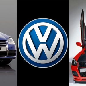 Samochody i Logo Volkswagen