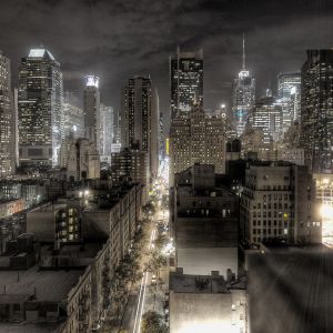 Nocna Panorama Miasta