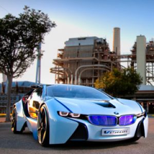 Futurystyczny Samochód BMW i8