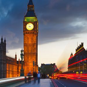 Big Ben o Zmierzchu