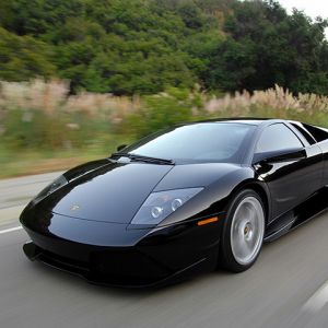 Lamborghini Murcielago w ruchu