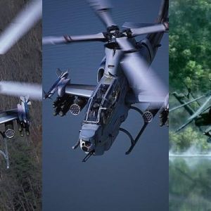 Helikopter Apache w akcji
